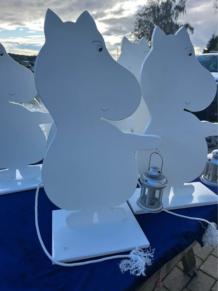 Mummitrollet dekorfigur med lykt